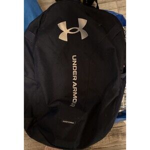 Under Armour Backpack Mens /Women OSFM Storm Navy Compartments School Gym Zip